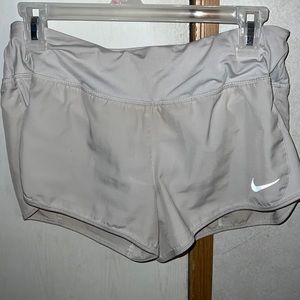 White Nike dri-fit athletic shorts size women’s M